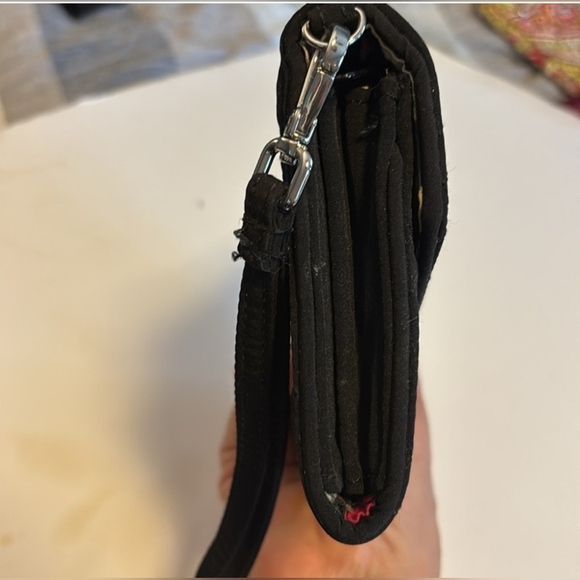 Vera Bradley Elegant Black Quilted Wallet - Picture 6 of 10